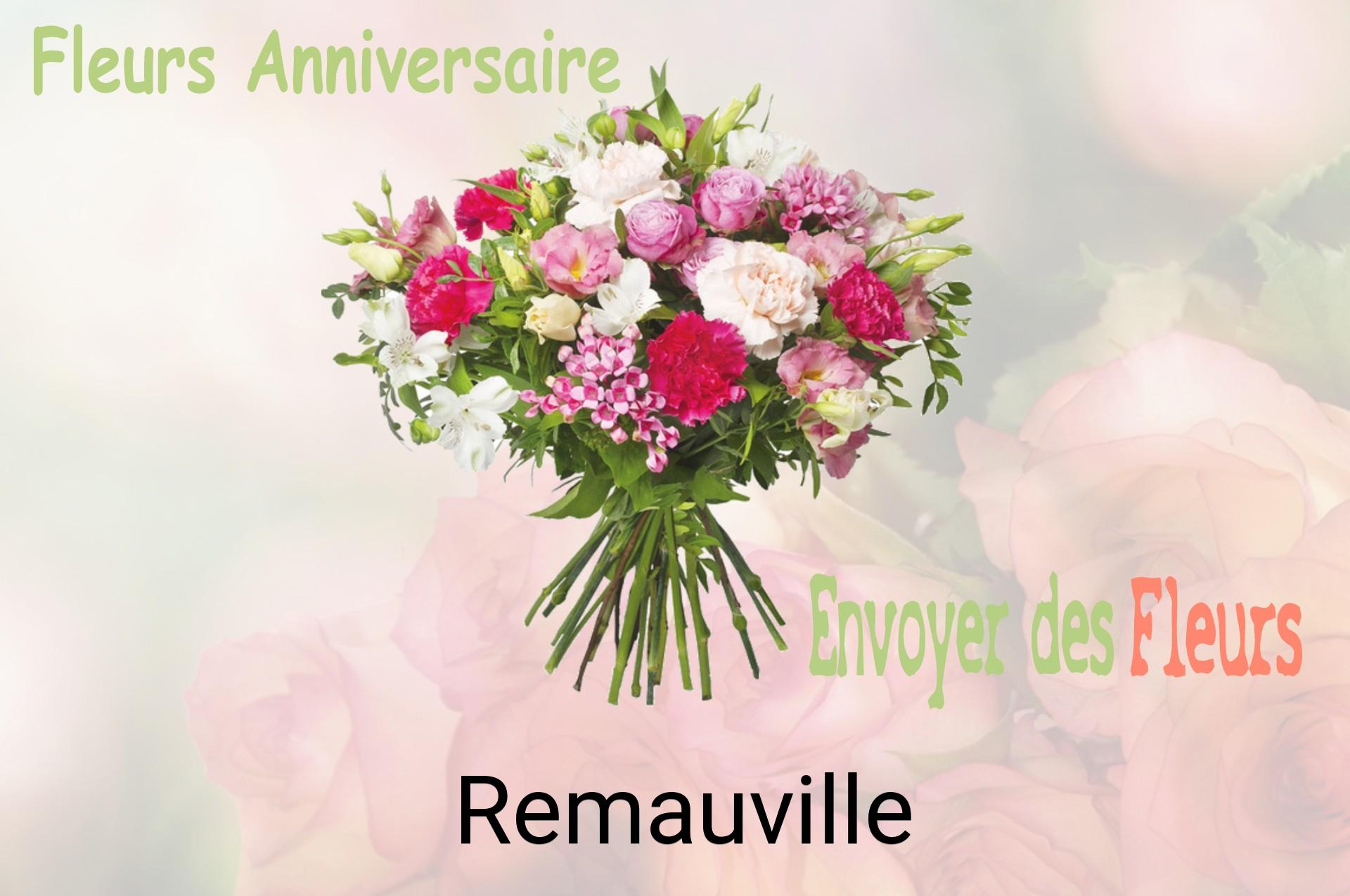 Bouquet de fleurs d’anniversaire livré à Remauville