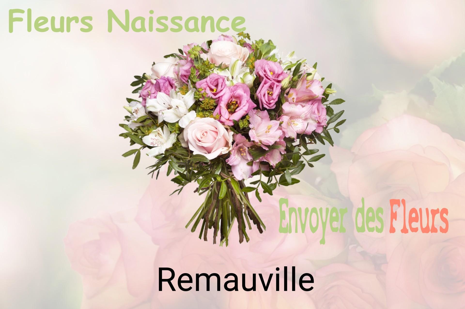 Bouquet de fleurs de naissance livré à Remauville